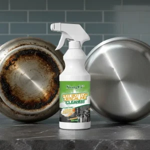 Eco-Friendly Spray Cookware Cleaner for Pan Bottom Oil Stain Grease and Black Dirt Removal
