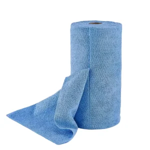 Eco Friendly Square Microfiber Cloth Roll 20pcs Pack Antibacterial Kitchen Cleaning Towel
