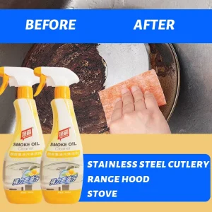 Eco Friendly Strong Grease Removal Range Hood Cleaning Oil Stain Spray Liquid Kitchen Detergent Cleaning Agent