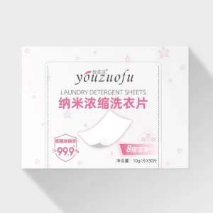 Eco Friendly Super Safe Laundry Detergent Sheets Custom Packing Natural Anti Static for Washers & Dryers