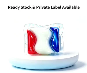 Eco-Friendly Sustainable Kitchen Cleaning Dishwasher Detergent Pods Water-Soluble Capsules