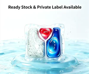 Eco-Friendly Sustainable Kitchen Cleaning Dishwasher Detergent Pods Water-Soluble Capsules