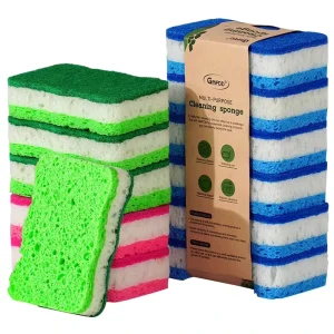Eco Friendly Three Layer Dishwashing Kitchen Cleaning Sponge Non scratch Scrubber Sponge for Dishwashing