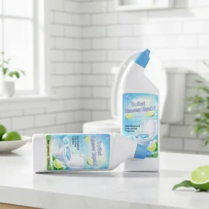 Eco-Friendly Toilet Bowl Cleaner Tablets, Lemon Scent, Stain and Urine Scale Remover