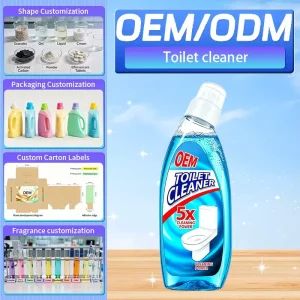 Eco-Friendly Toilet Cleaner Liquid Deodorizer Chamomile Scent 450ml Private Label Home Toilet Cleaning Detergent 15-30%