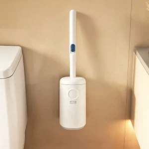 Eco Friendly Wall Mount Non Scratch Disposable Toilet Brush Detail Brush Heads Bathroom Cleaning Tool