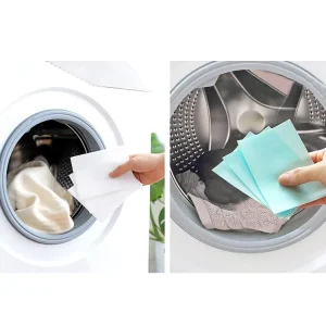 Eco Friendly Washing Machine Cleaning Sheet Laundry Detergent Paper Stripes