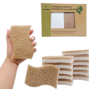 Eco-Friendly Wood Pulp Cellulose Kitchen Scrub Sponge