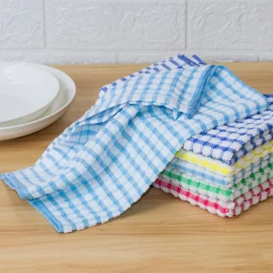 Eco Friendly Woven 100% Cotton Kitchen Dish Cleaning Tea Towels & Hand Towels in Bulk