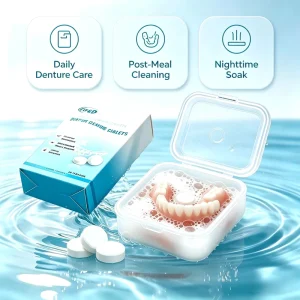 Eco-Friendly and Non-Toxic Denture Cleansing Tablets for Safe and Effective Cleaning of All Dental Appliances