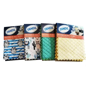 Eco Material Microfiber Dishwashing Sponge Scouring Pad 3-Pack