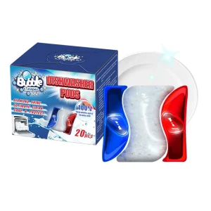 Eco Phosphate-Free Dishwashing Powder Capsules with Soluble Film and Limescale Removal, 12g, Manufacturer