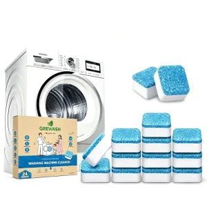 Eco Plant based Cleaning Washing Machine Tablet Bulk Custom Washing Machine tank Cleaning Tablets