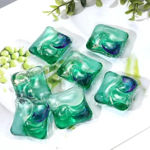 Eco friendly 20g Laundry Detergent Pods High efficiency Concentrated OEM ODM Custom Formula Water soluble Film