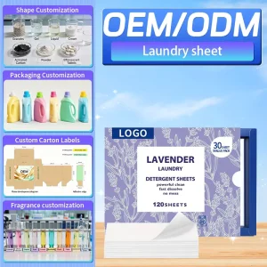 Eco friendly Custom Laundry Detergent Pods High Foam Easy to Rinse with High Active Ingredients Cleaning Products