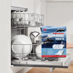 Eco friendly Dishwasher Sheet Washing Dishes Detergent Sheet Biodegradable Dishwashing Stirps