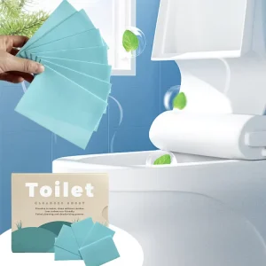 Eco friendly Disposable Concentrated Bathroom Toilet Cleaner Sheets with Fragrance