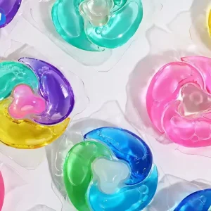 Eco friendly Disposable Custom 3 in 1 Laundry Detergent Gel Pod Bulk