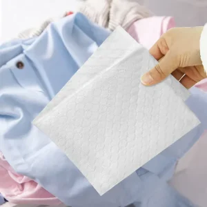Eco friendly Disposable Non Woven Fabric Color Absorption Paper Dye Trapping Sheet for Preventing Staining Laundry Color Catcher