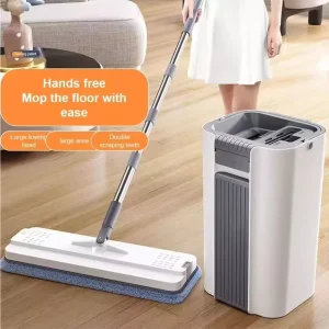 Eco friendly Durable Stainless Steel Microfiber Mops Swivel Spinning 360 Rotating Clean Floor Spin Magic Mop Plastic