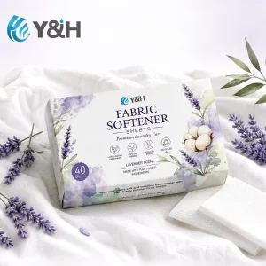 Eco friendly Lavender Scent Disposable Laundry Softener Sheets for Clothing