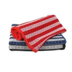 Eco friendly Lint free Reusable Home Dish Cleaning Microfiber Towel