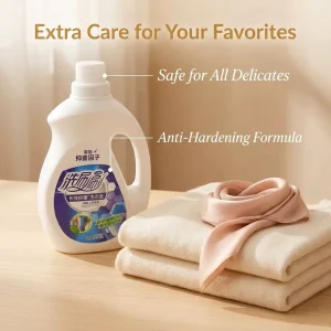 Eco friendly Low Foam Laundry Liquid Detergent for Front and Top Load Machines
