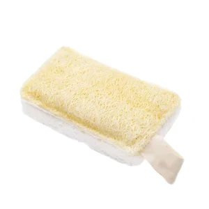 Ecojeygo Kitchen Dish Sponge Thickened Loofah Rectangle Shape 250% 500% Water Absorption Biodegradable Sponges Scouring Pads