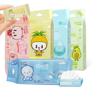 Economical Biodegradable Wet Tissues Good Performance Baby Cleansing Wipes