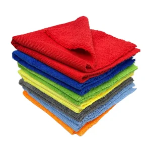Edgeless Microfiber Long short Pile Cleaning Cloth 40x40cmmicrofiber Cleaning Towel 400 GSM