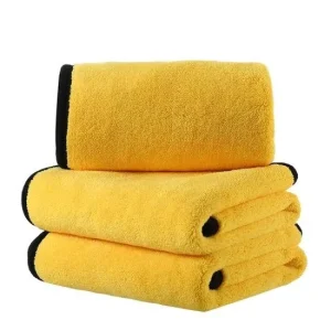 Edgeless Twisted Microfiber Car Wash Towels Double-Drying Super Absorbent Detailing Cloth