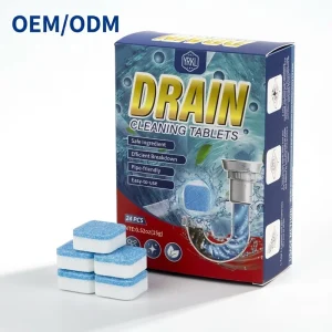 Effervescent Sewer Cleaning Sheets for Floor Drains and Toilets