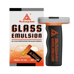 Efficient Autoquize Windshield Cleaner Oil Film Remover Handle Kit Professional Anti Fog Stain Removal Clear Vision Restoration