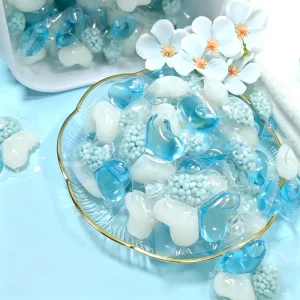 Efficient Eco-Friendly 4 in 1 Laundry Detergent Pods Fast-Dissolving Low Foam Easy Rinse Long-Lasting Fragrance