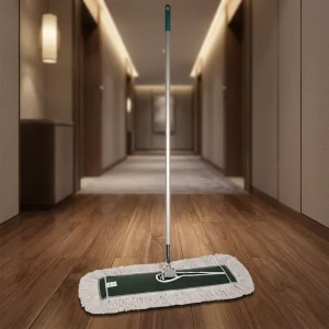 Efficient Multi Color Industrial Dust Mop 360 Swivel Color Coded Flat Mop Aluminum Handle for Efficient Office Hotel Cleaning