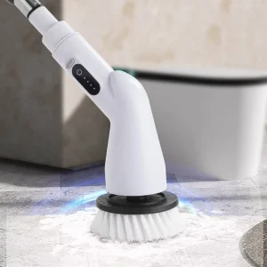 Eight One Multifunctional ABS Telescopic Cleaning Brush Handheld with Long Automatic Rotating Handle Charging Capability