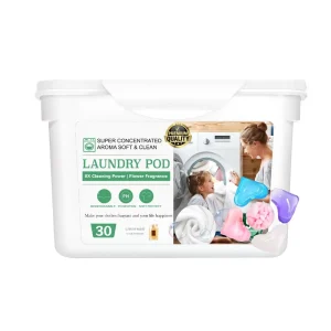50-Piece Gardenia-Fragrance Laundry Gel Beads Gentle Laundry Soap