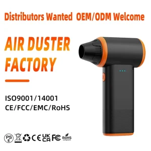 Electric 2-in-1 Cordless Brushless Motor Air Duster and Suction Turbo Fan, 45 m/s Wind Speed, for Cleanroom Cleaning