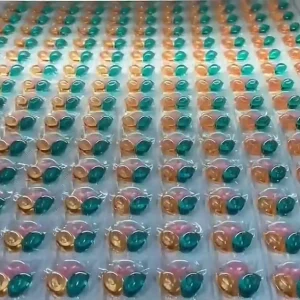 Electric Automatic High-Accuracy Water-Soluble PVA Film Laundry Detergent Pod Filling Sealing Packing Machine