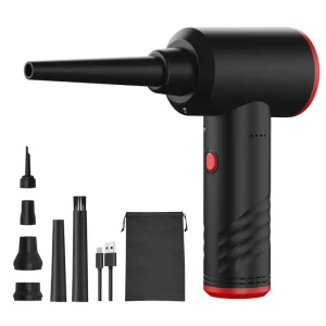Electric Cordless Air Blower 6000mAh Battery 55000RPM Motor for Cleaning Keyboards and PCs, CE RoHS FCC PSE Certified