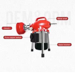 Electric Drain Snake and Sewer Pipeline Cleaning Machine