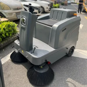 Electric Floor Sweeper Cleaning Machine Plastic Road Cleaner