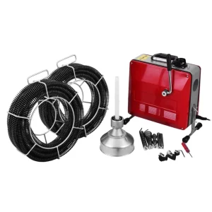 Electric High Pressure Toilet and Sink Drain Cleaner Machine 390W