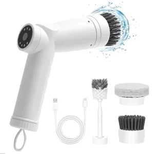 Electric Kitchen Bathroom Cleaning Brush USB Rechargeable Eco Friendly Plastic Multi Functional for Bathtub Sink Dishwashing