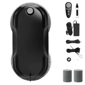 Electric Magnetic Window Cleaner Double Sided for Home Glass Cleaning with Remote Control Streak Free for Glass