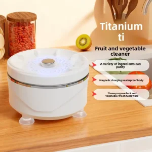 Electric Multi-functional Fruit Vegetable Cleaning Machine Food Purification Washing Vegetables Meat Sterilization Remove