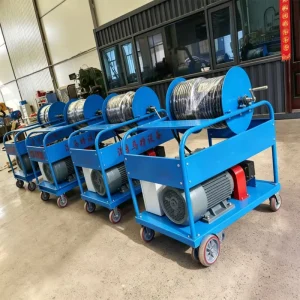 Electric Portable High Pressure Sewer Jetting Machine for Wastewater Pipeline Cleaning