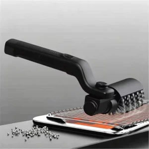 Electric Rechargeable Grill Brush Rotating BBQ Cleaning Brush with Stainless Steel Bristles Waterproof & Portable