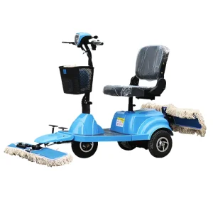 Electric Ride On Floor Scrubber Machine New Burnishing Industrial High Building Cleaning Equipment