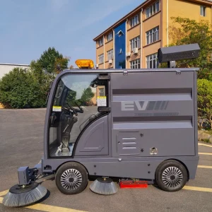 Electric Ride-on Floor Sweeper with 200Ah Battery for Roads, Streets, Warehouses, and Factories